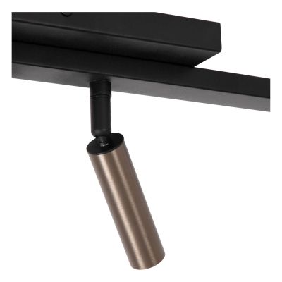 Lucide KEONI - Ceiling spotlight - 6xG9 - Coffee